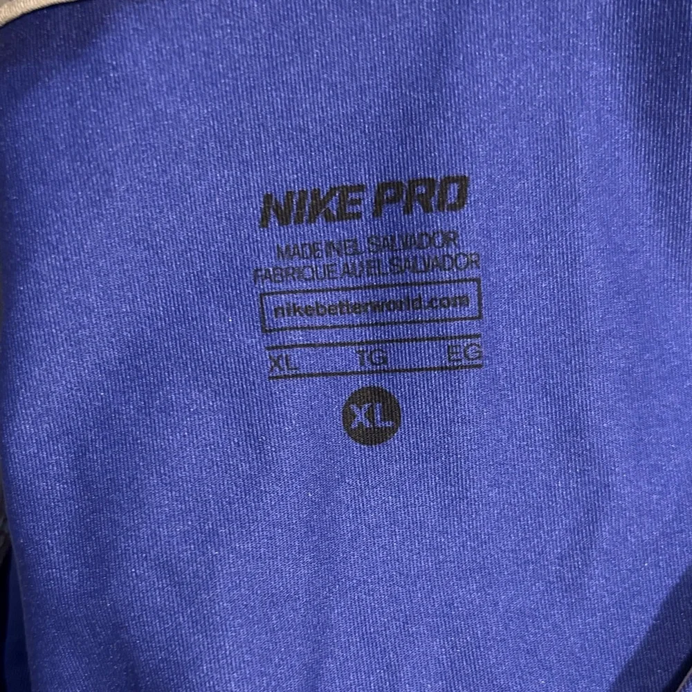 Nike Women's Royal Blue Short Sleeve Tee - Picture 2 of 3